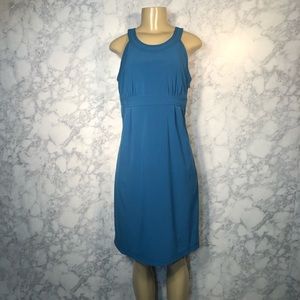 Athleta 6 Voyage Day Dress In Teal